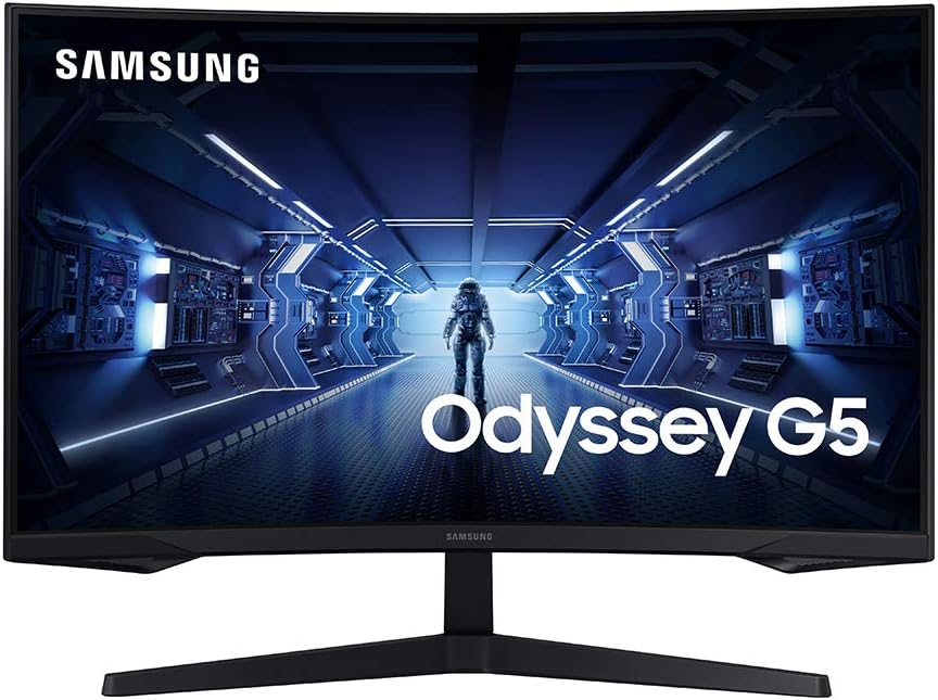 MONITOR SAMSUNG ODYSSEY G5 27INC. CURVO QHD 165HZ 1MPRT AMD FREESYNC HDMI BLACK