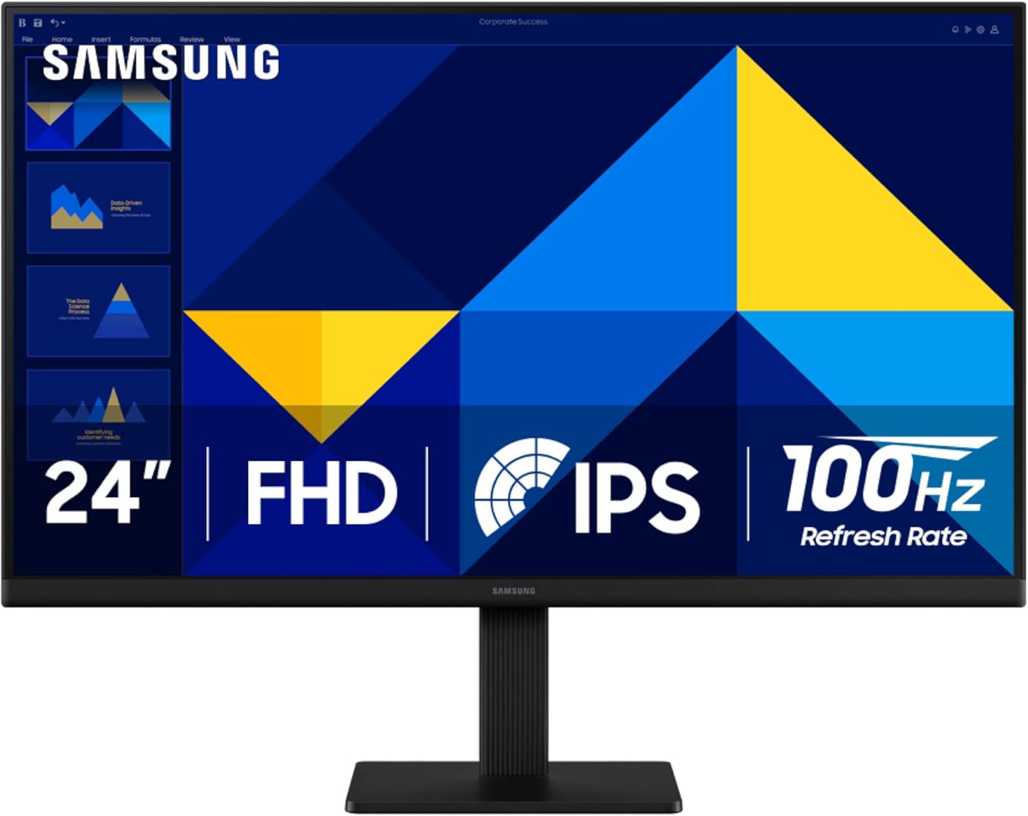 MONITOR SAMSUNG 24Inch Essential IPS FHD 120Hz 2HDMI Black