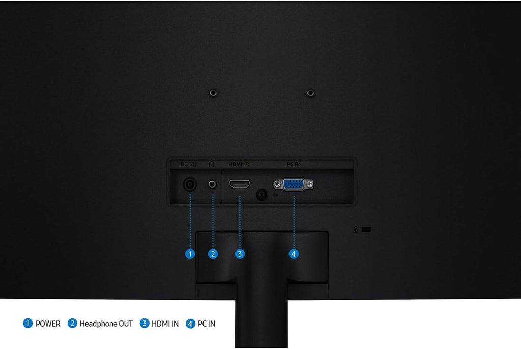 MONITOR SAMSUNG Essential 32Inch Curved Full HD 100Hz Refresh 4ms D-Sub HDMI Grafito