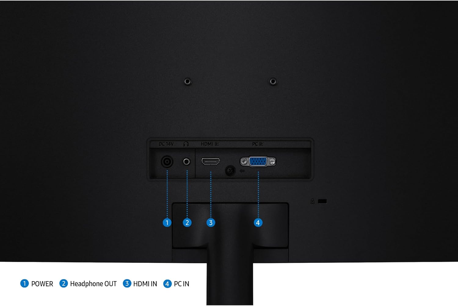 MONITOR SAMSUNG Essential 32Inch Curved Full HD 100Hz Refresh 4ms D-Sub HDMI Grafito