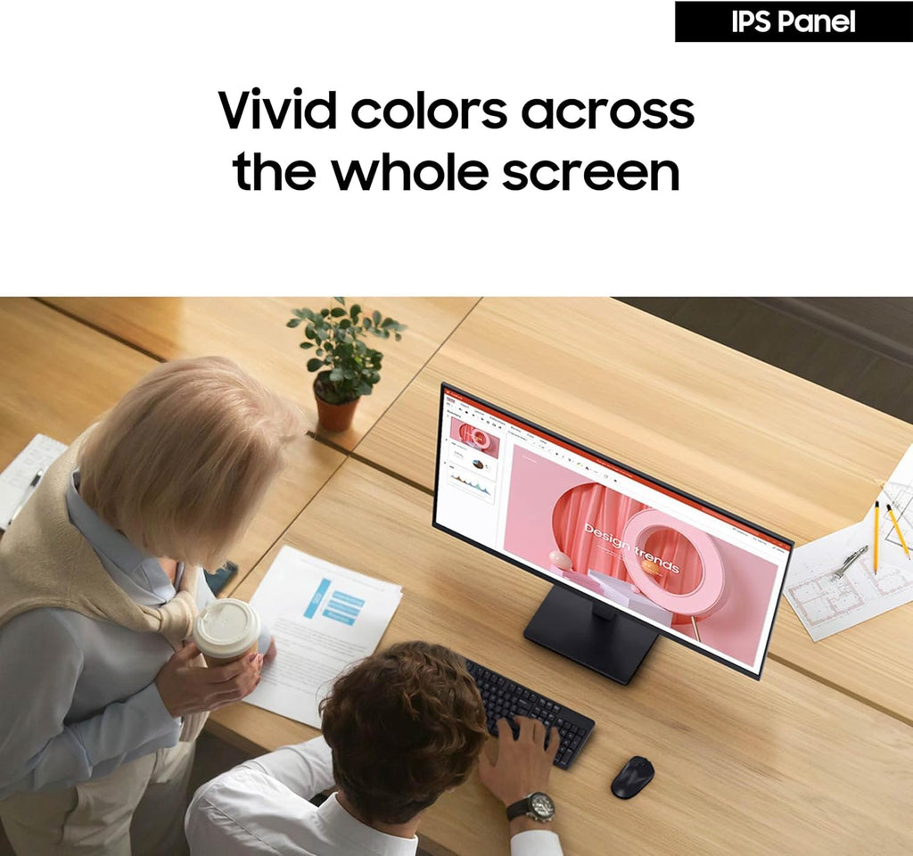 MONITOR SAMSUNG 24Inch Essential IPS FHD 120Hz 2HDMI Black