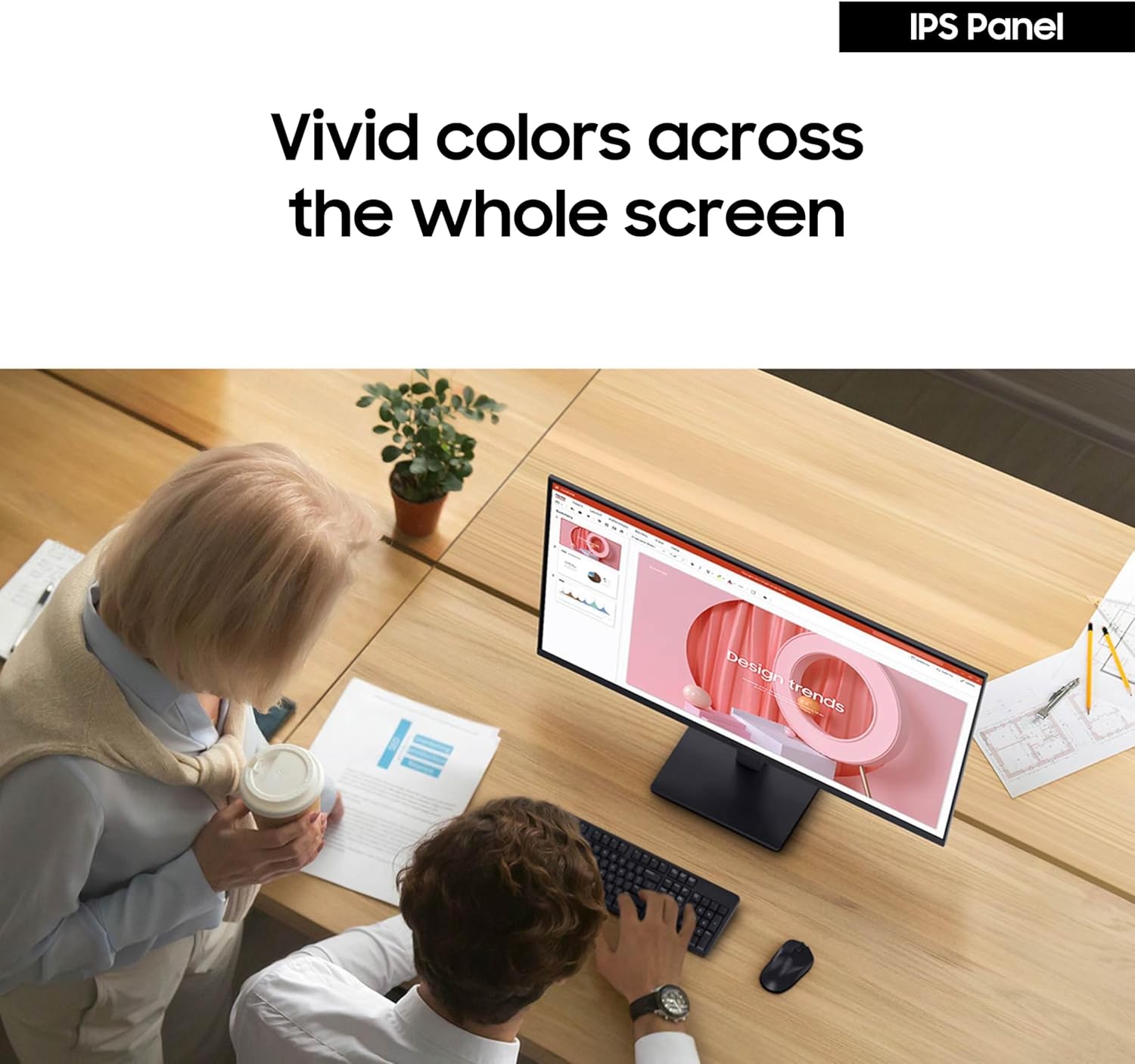 MONITOR SAMSUNG 24Inch Essential IPS FHD 120Hz 2HDMI Black