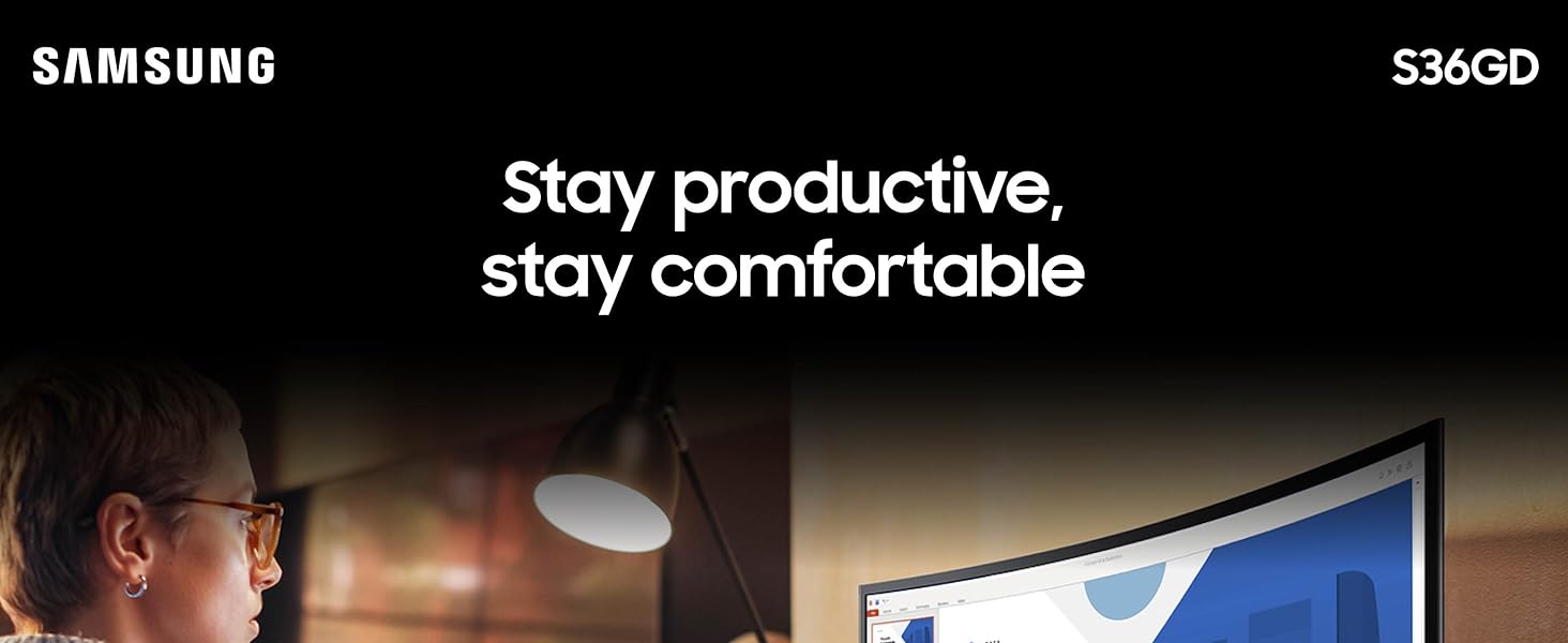 MONITOR SAMSUNG Gaming Essential S3 6GD 27Inch Curved Full-HD 100Hz 4GTG D-Sub HDMI Black